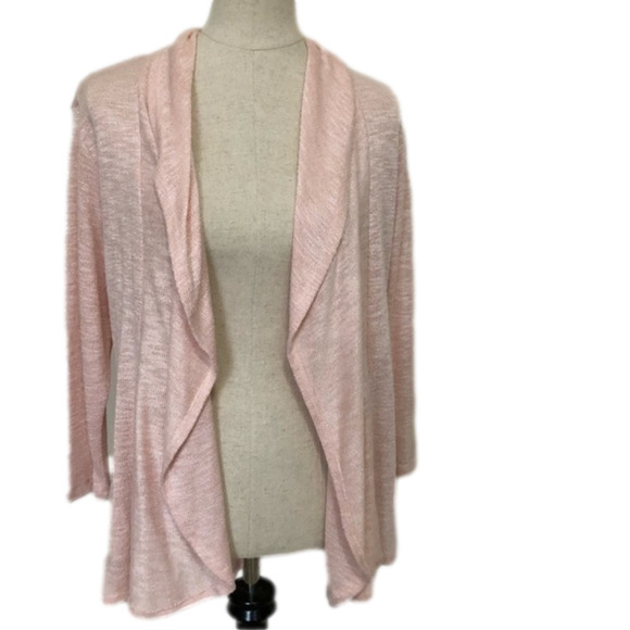 Chenault Jackets & Blazers - Chenault Lightweight Draped Front Open Cardigan